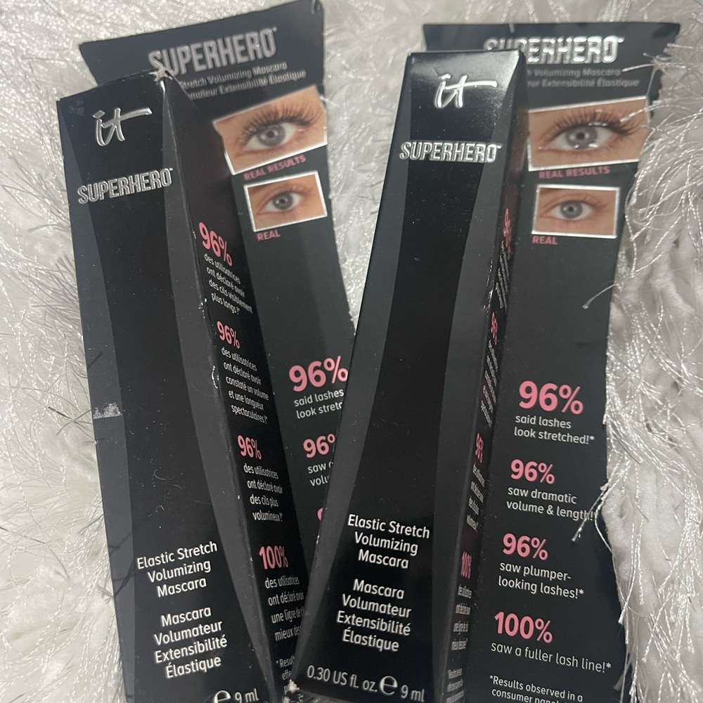 2 IT Cosmetics Superhero Full-Size Stretch Volumizing and Lengthening Ma…
